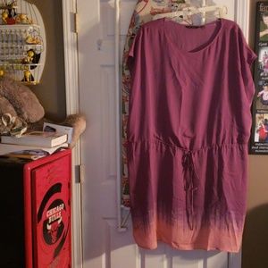 H by Halston 3X Ombre print dress